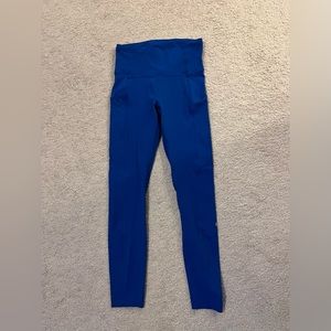 Lululemon Wunder train leggings - size 4 - 25 inch - blazer blue